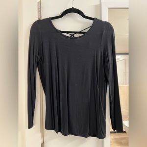 Lulu’s Black Backless Top - Size S